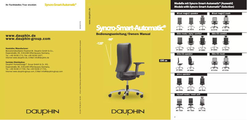 Page n°1 - Manuel utilisateur Dauphin Stilo ST 6824