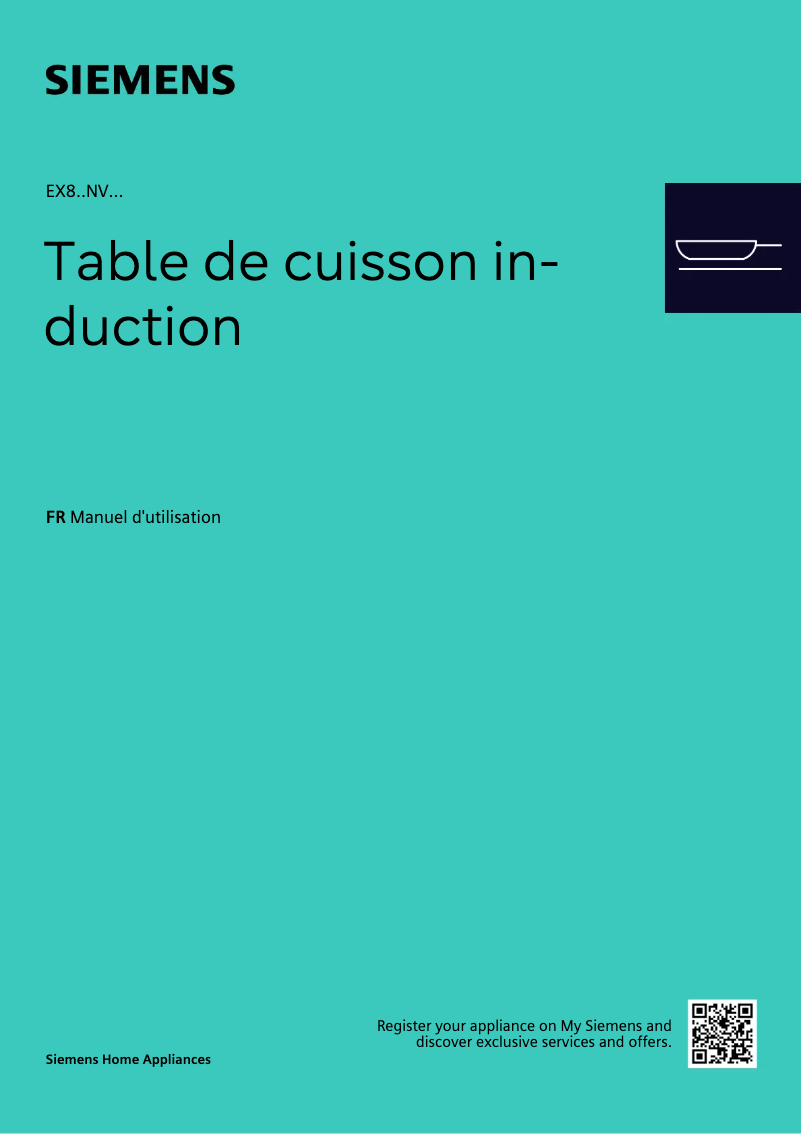 Page n°1 - Manuel utilisateur Siemens EX877NVV6E