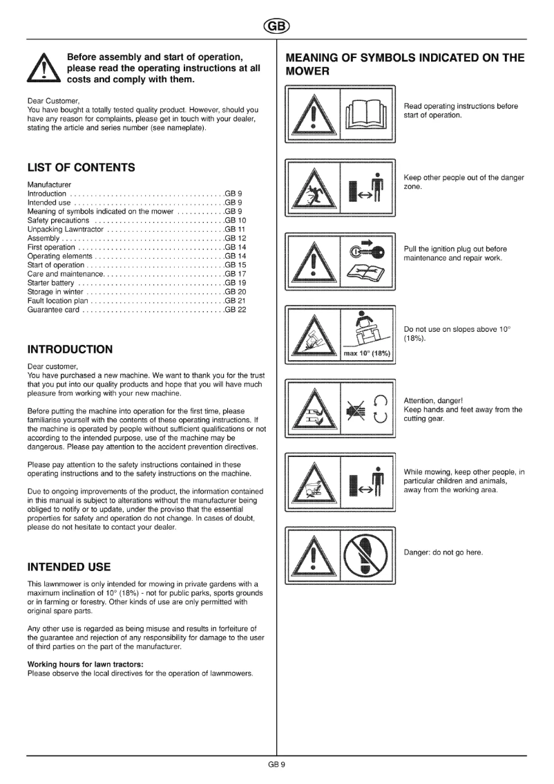 Page 1 de la notice Manuel utilisateur AL-KO Comfort T750