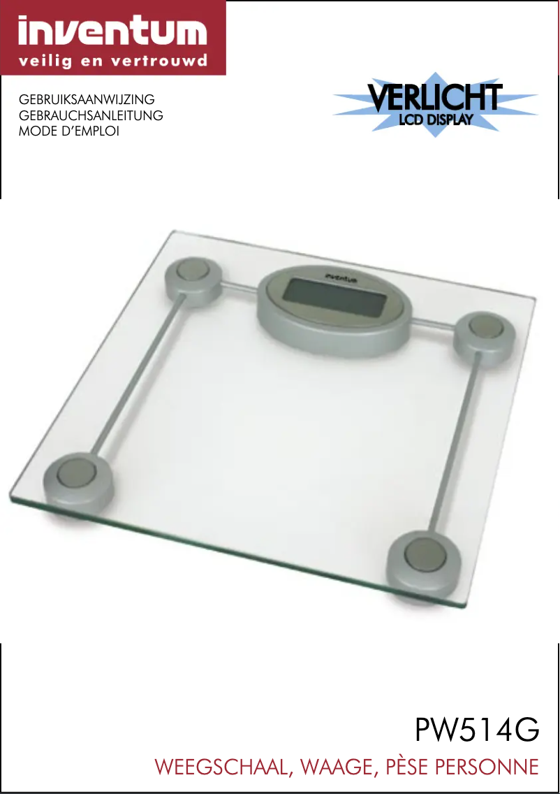 Image de la première page du manuel de l'appareil PW514G