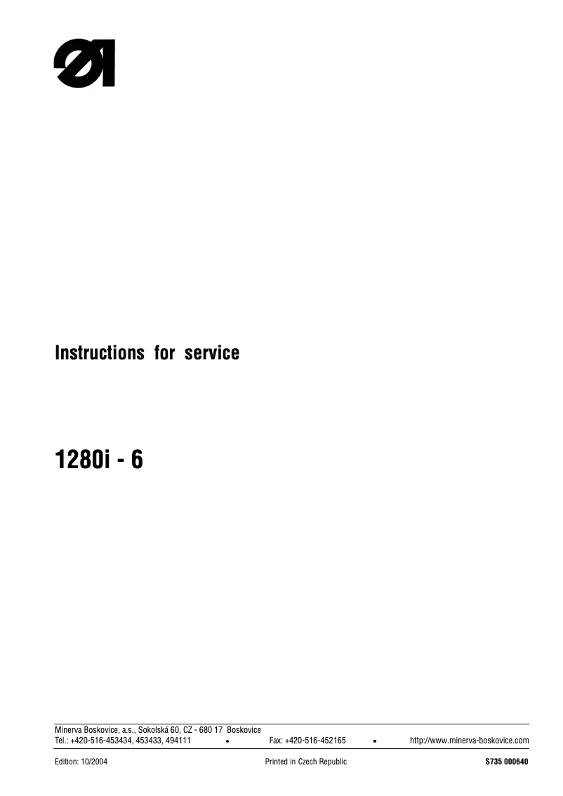 Page n°1 - Manuel utilisateur Dürkopp Adler 1280i