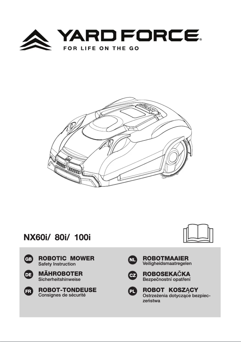 Page 1 de la notice Manuel utilisateur Yard Force NX60i