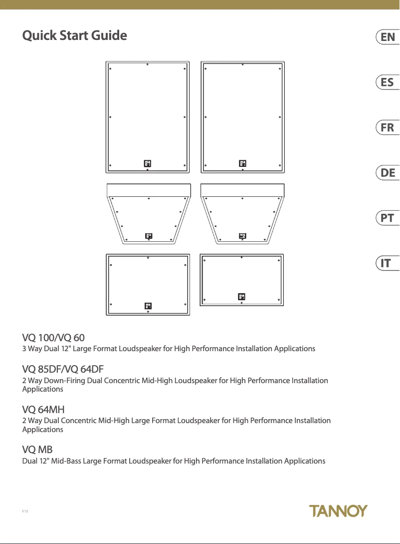 Image de la première page du manuel de l'appareil ROD END VQ M12