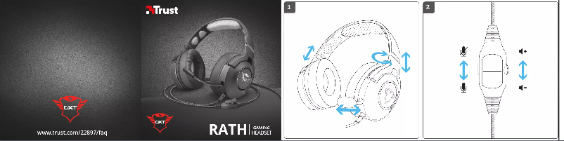 Page n°1 - Manuel utilisateur Trust GXT 420 Rath