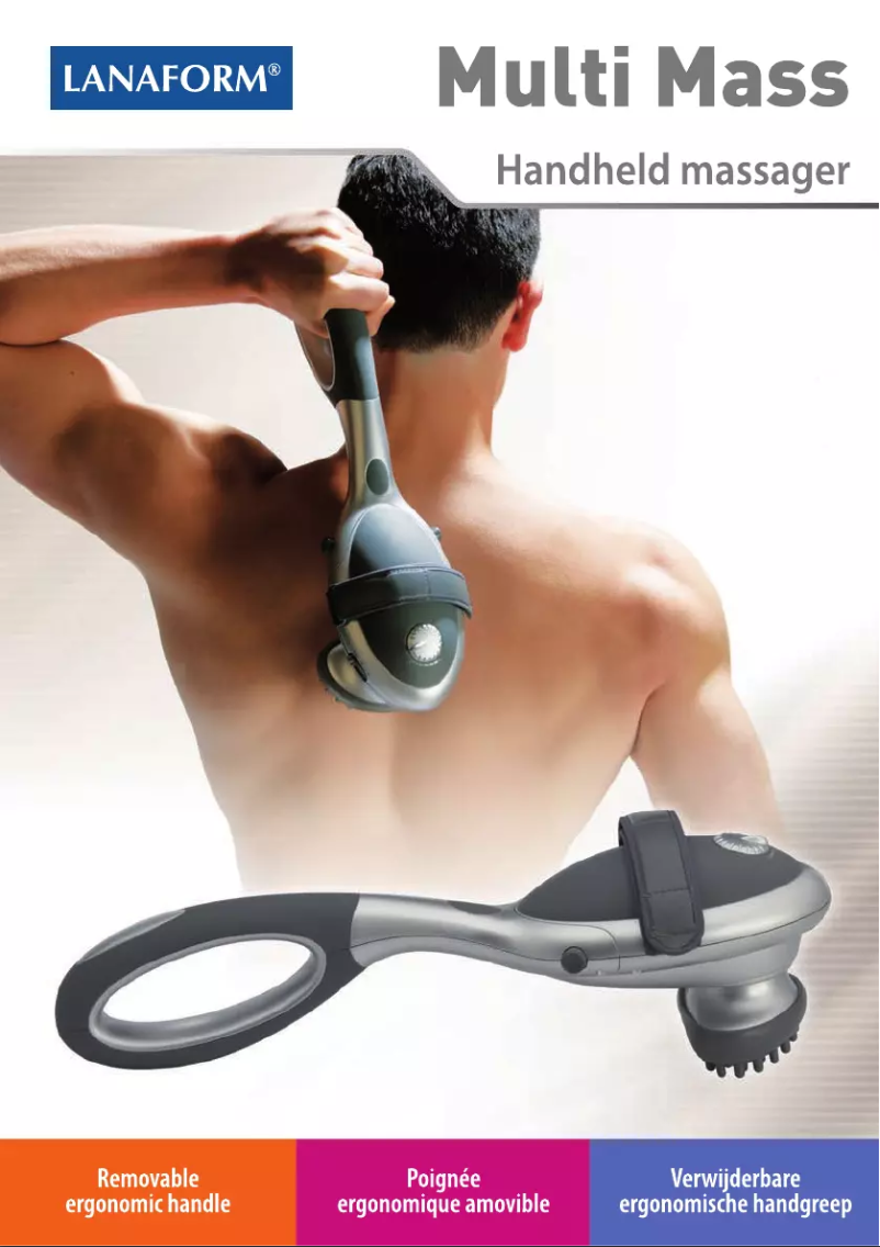 Page n°1 - Manuel utilisateur Lanaform Multi Mass