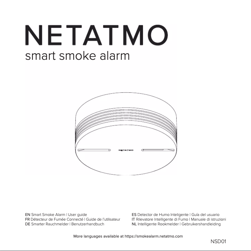 Página 1 del manual Manual de usuario Netatmo Smart smoke alarm