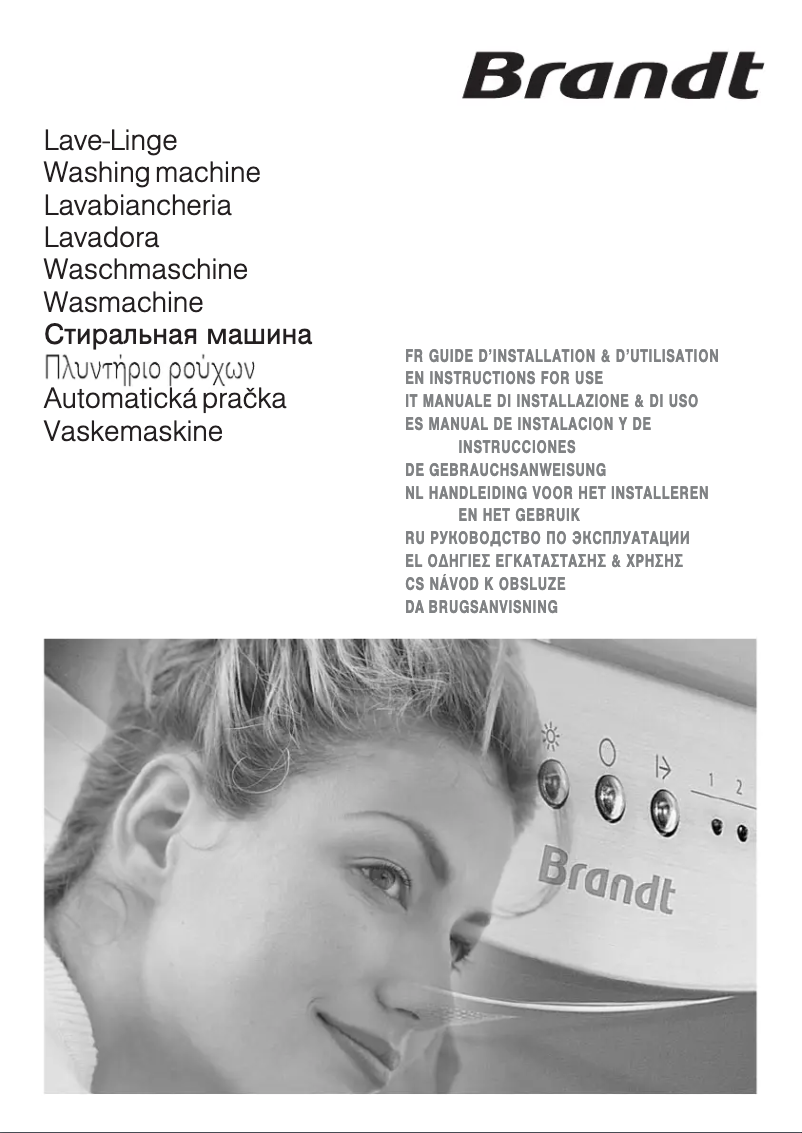 Page 1 de la notice Manuel utilisateur Brandt BWT 6312 E