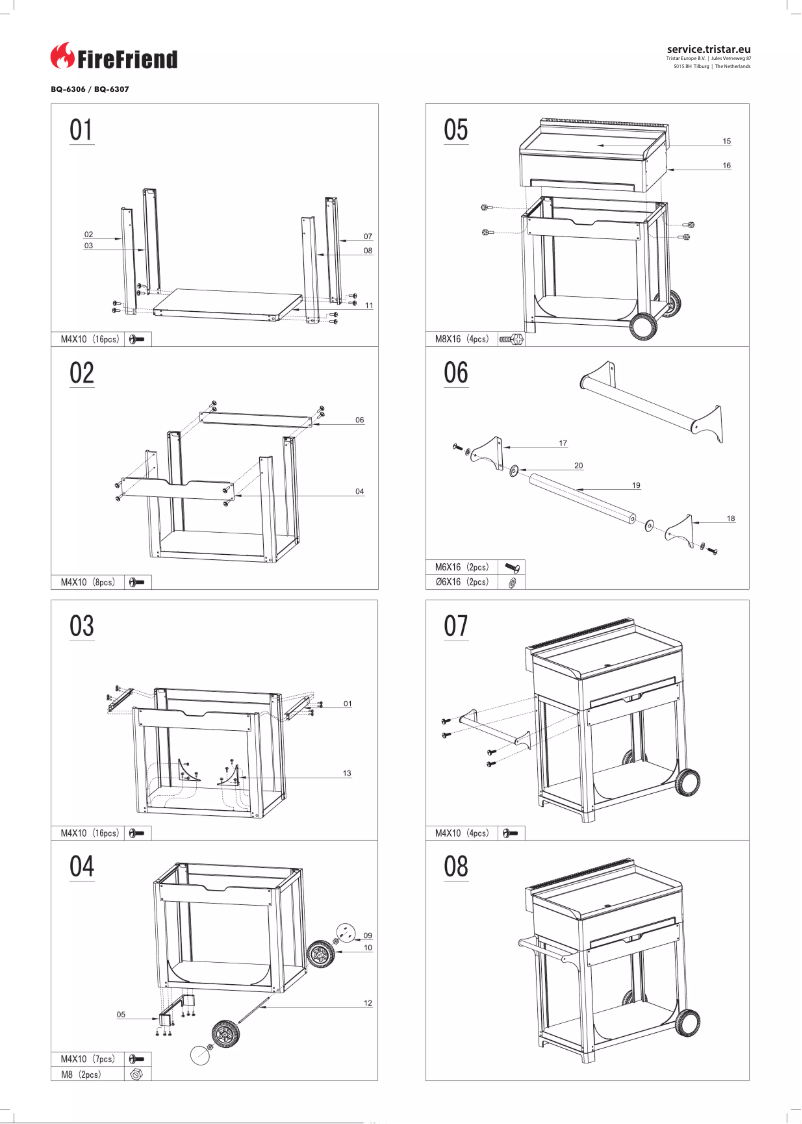 Page 1 de la notice Manuel utilisateur TriStar BQ-6307
