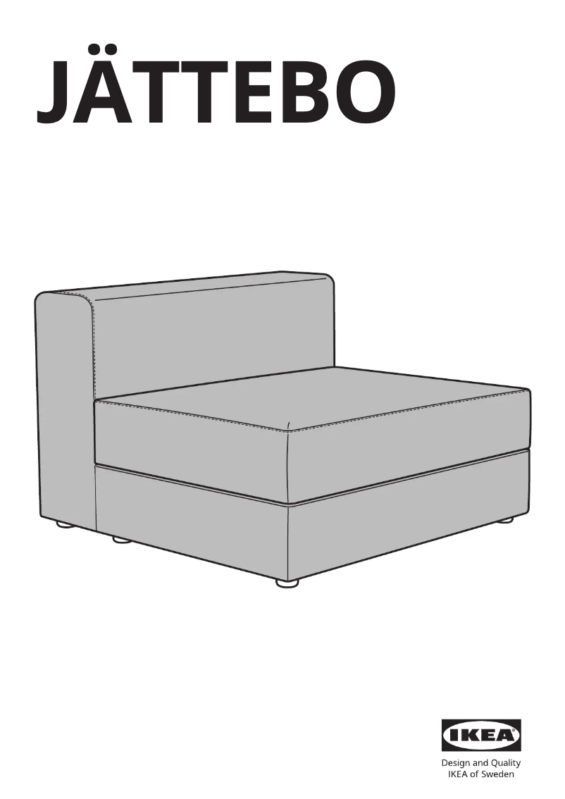 Image de la première page du manuel de l'appareil JÄTTEBO 005.289.16