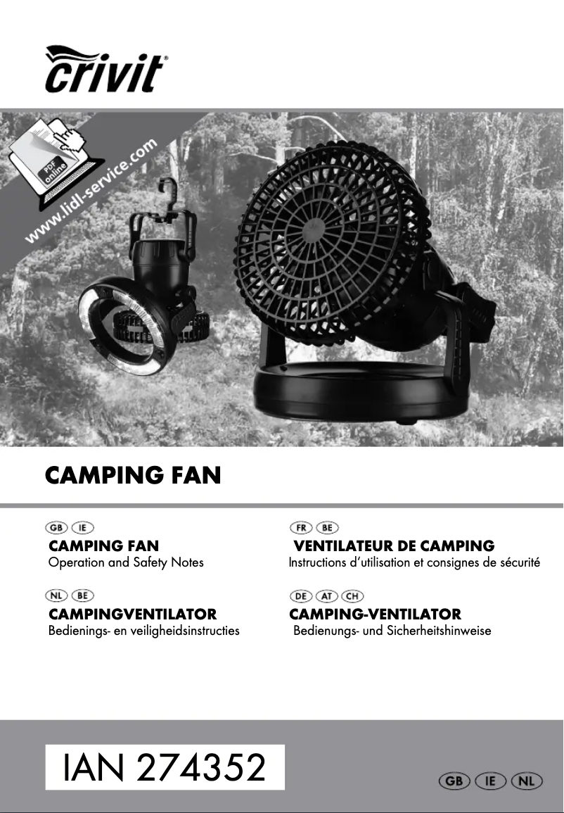 Imagen de la primera página del manual del dispositivo IAN 274352