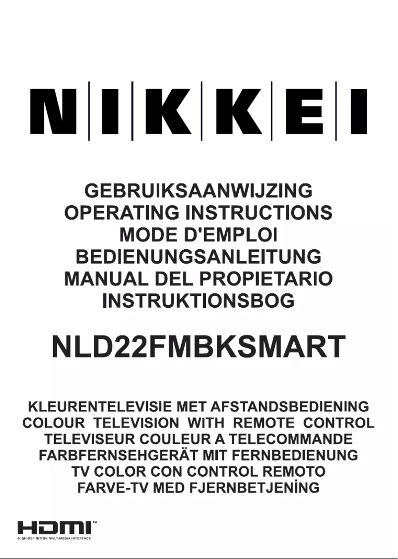 Page 1 de la notice Manuel utilisateur Nikkei NLD22FMBKSMART