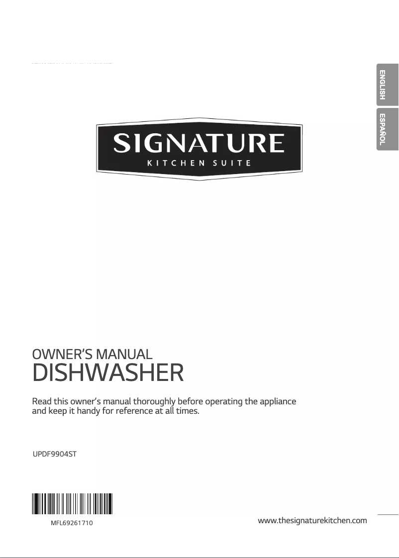 Página 1 del manual Manual de usuario Signature UPDF9904ST