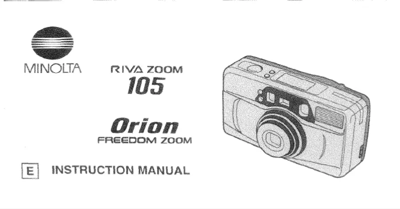 Page n°1 - Manuel utilisateur Konica Minolta Riva Zoom 105