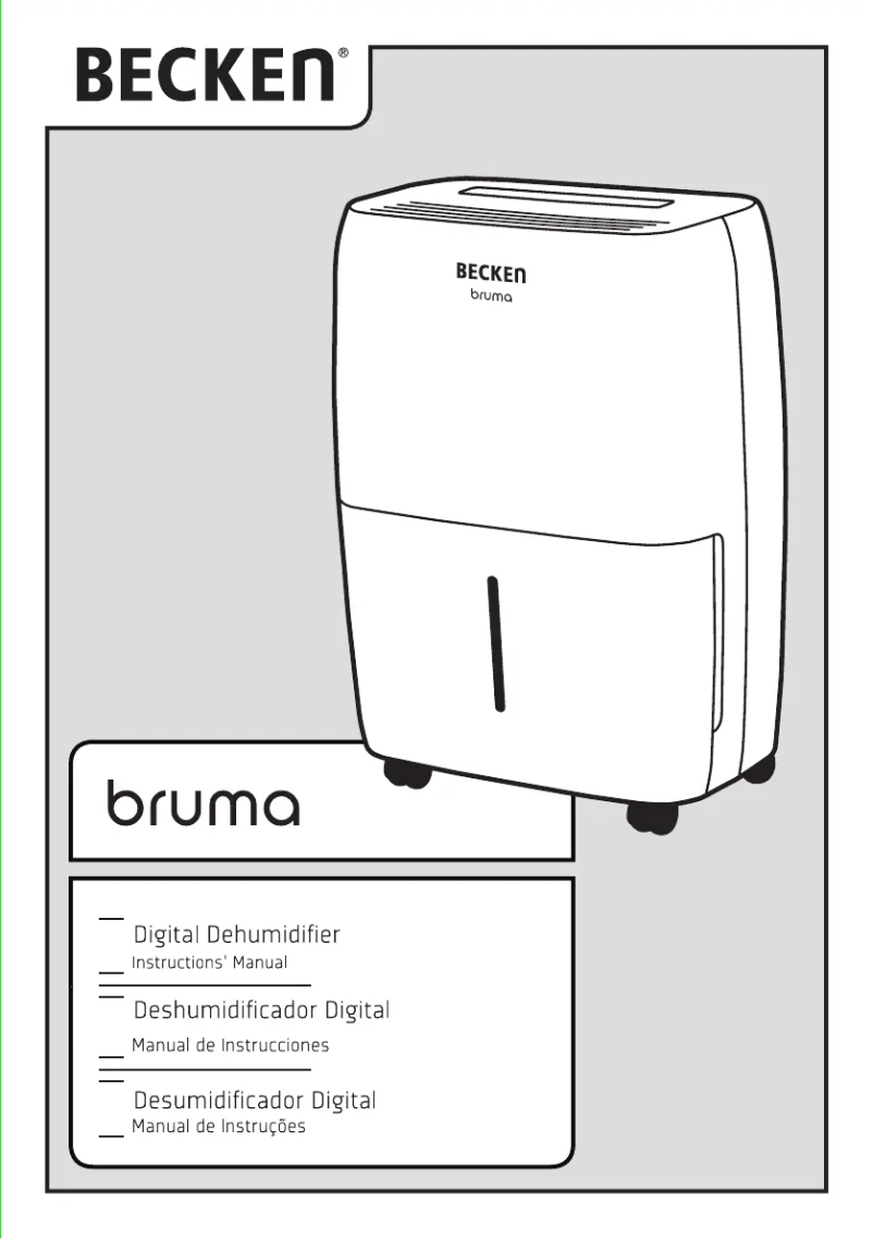 Page 1 de la notice Manuel utilisateur Becken Bruma