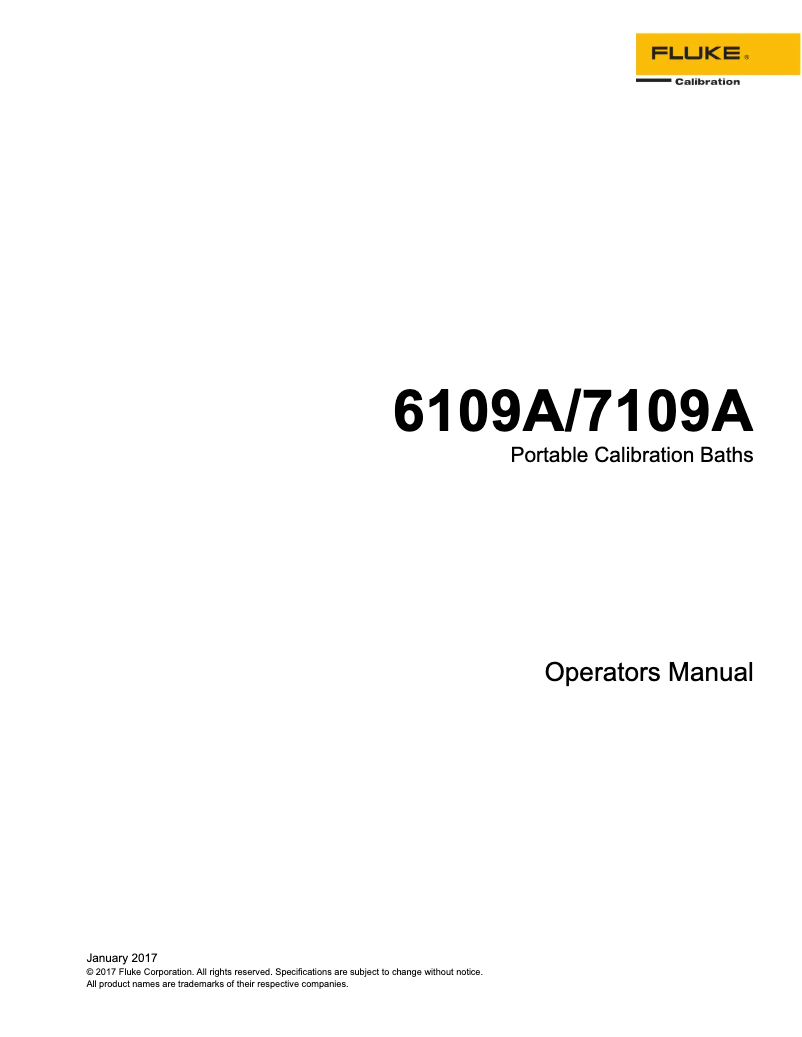 Imagen de la primera página del manual del dispositivo 6109A