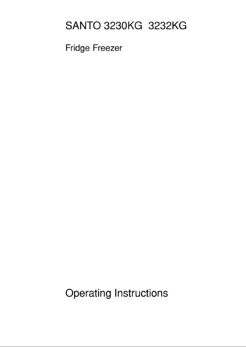 Page 1 de la notice Manuel utilisateur AEG Santo 3232 KG-4