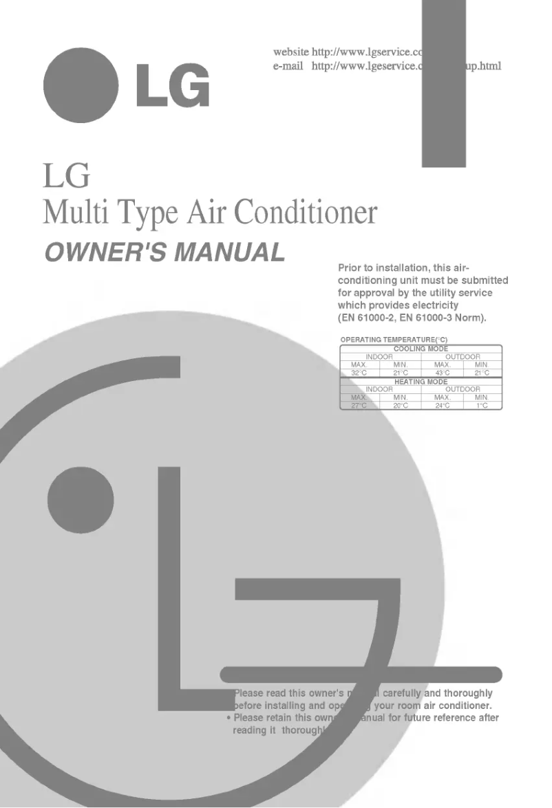 Page n°1 - Manuel utilisateur LG A4UW306FA0