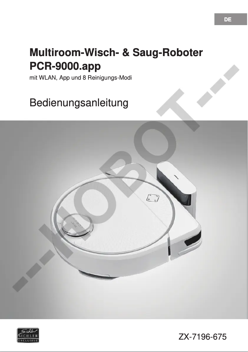 Page n°1 - Manuel utilisateur Hobot LEGEE-D7