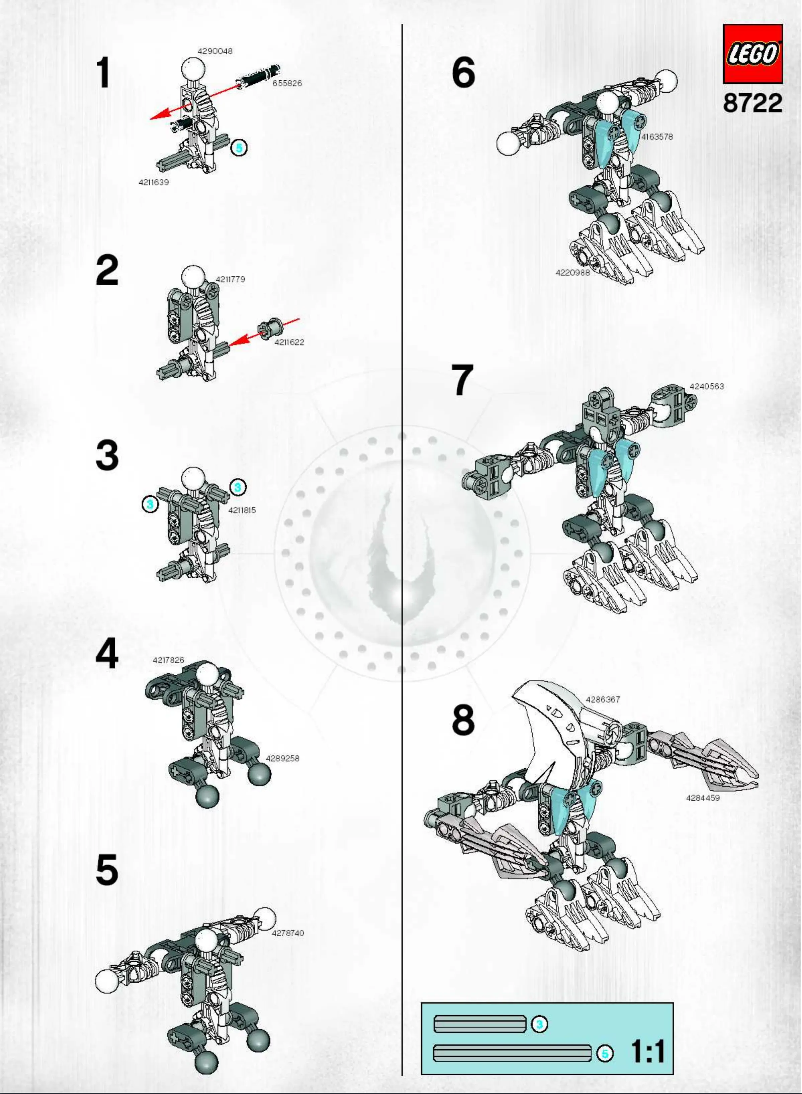 Page 1 de la notice Manuel utilisateur Lego Mathoran Co-Pack