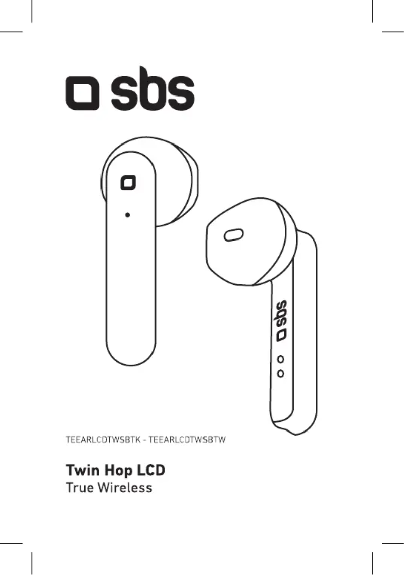 Page 1 de la notice Manuel utilisateur SBS Twin Hop LCD