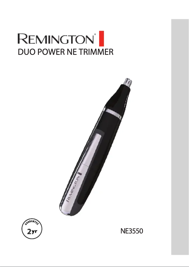 Page 1 de la notice Manuel utilisateur Remington Duo Power NE3550
