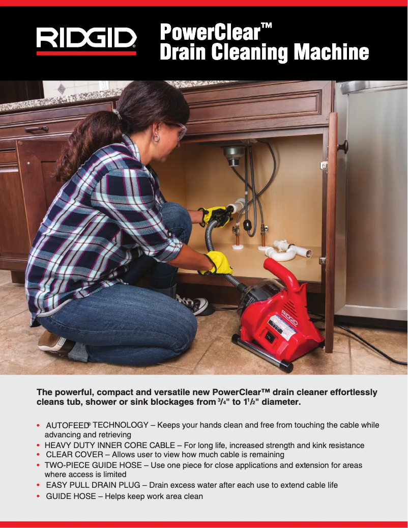 Image de la première page du manuel de l'appareil PowerClear