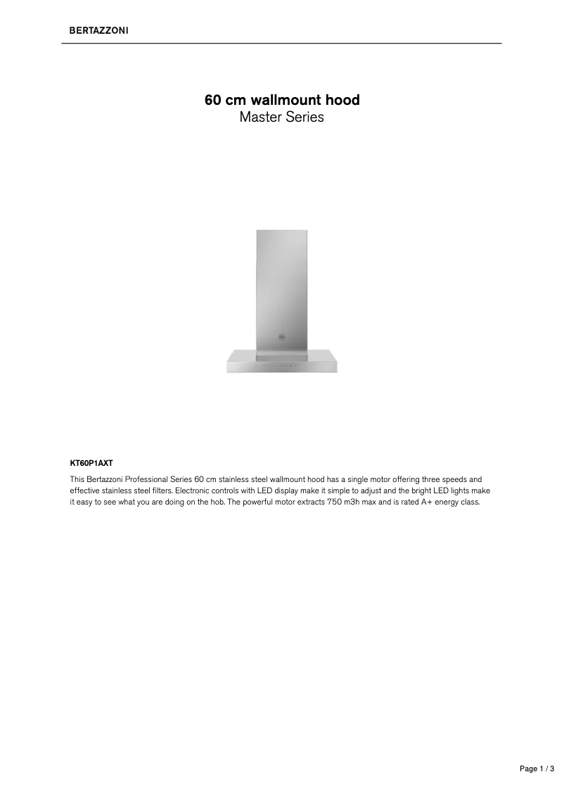 Imagen de la primera página del manual del dispositivo KT60P1AXT