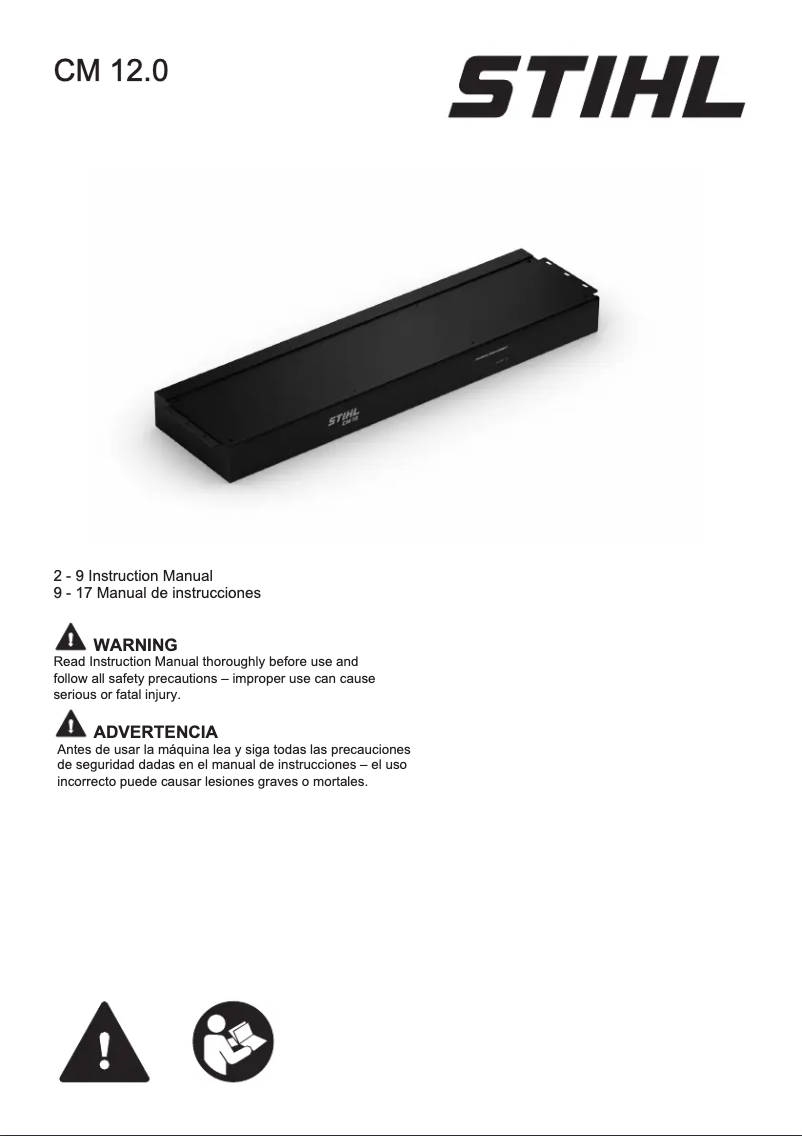 Página 1 del manual Manual de usuario Stihl CM 12