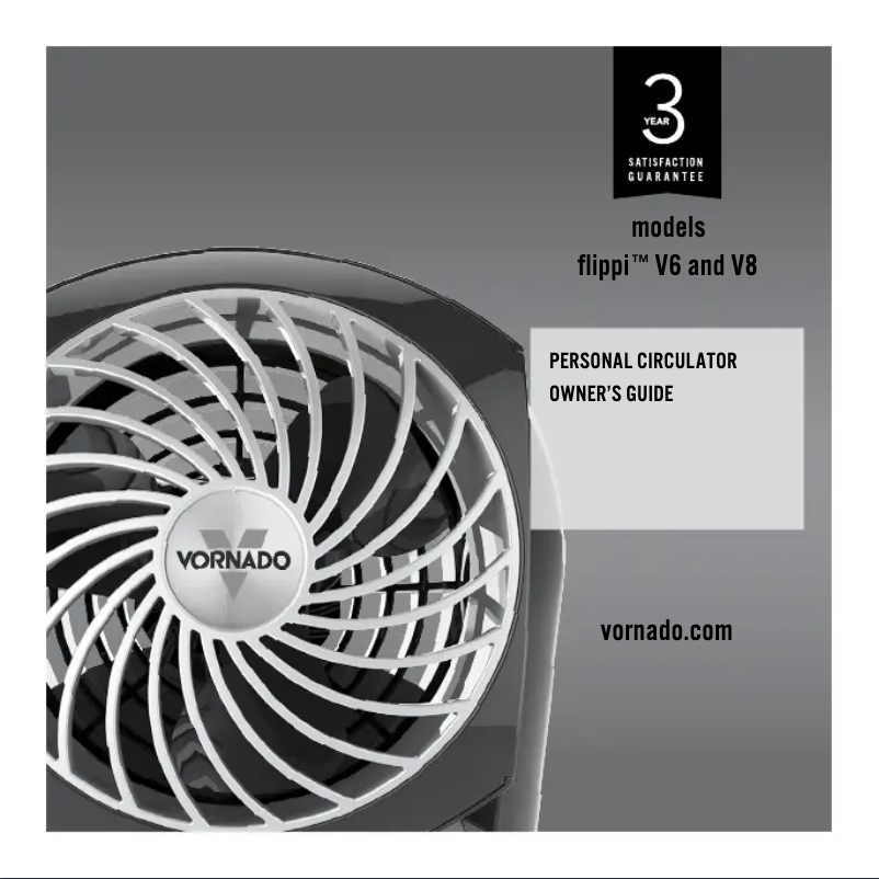 Página 1 del manual Manual de usuario Vornado Flippi V6