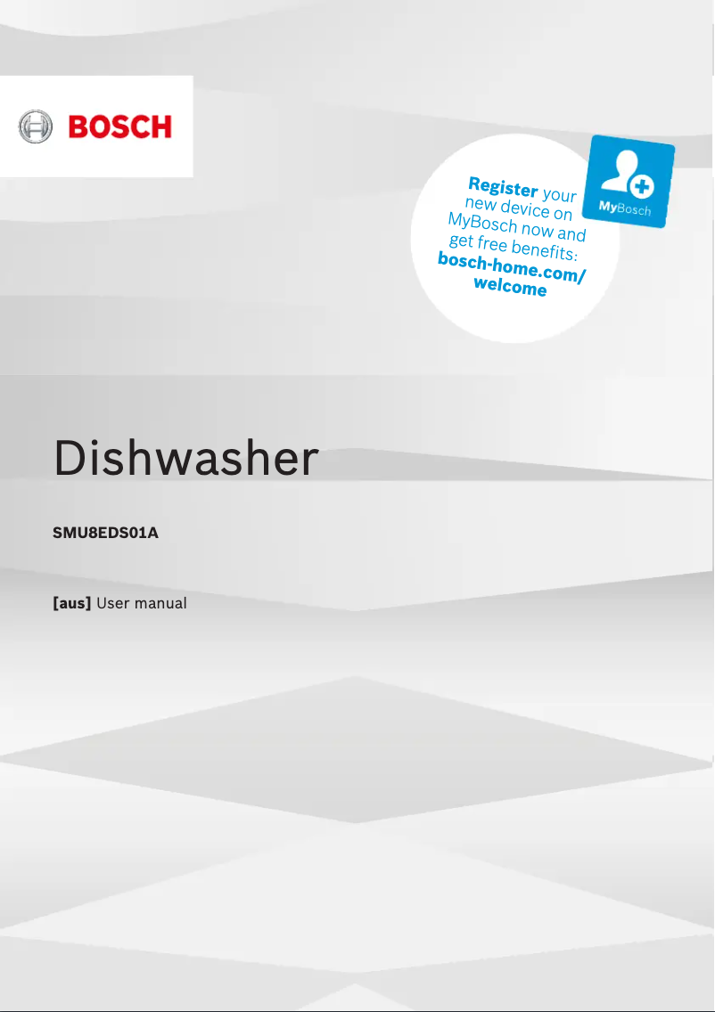 Page n°1 - Manuel utilisateur Bosch SMI88TS02A