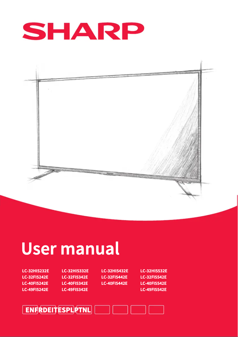 Page n°1 - Manuel utilisateur Sharp LC-32HI5232E