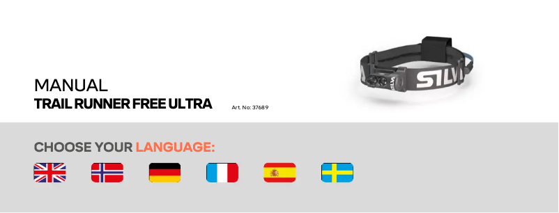 Image de la première page du manuel de l'appareil Trail Runner Free Ultra