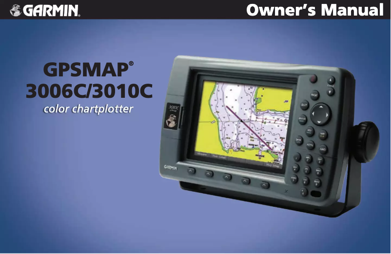 Page n°1 - Manuel utilisateur Garmin GPSMAP 3006C