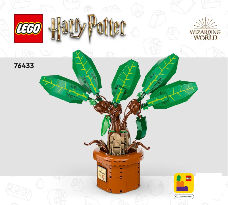 Page 1 de la notice Manuel utilisateur Lego Harry Potter 76433