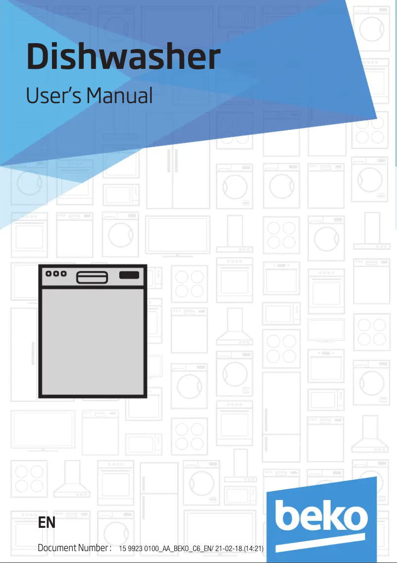 Page n°1 - Manuel utilisateur Beko DFN38530X