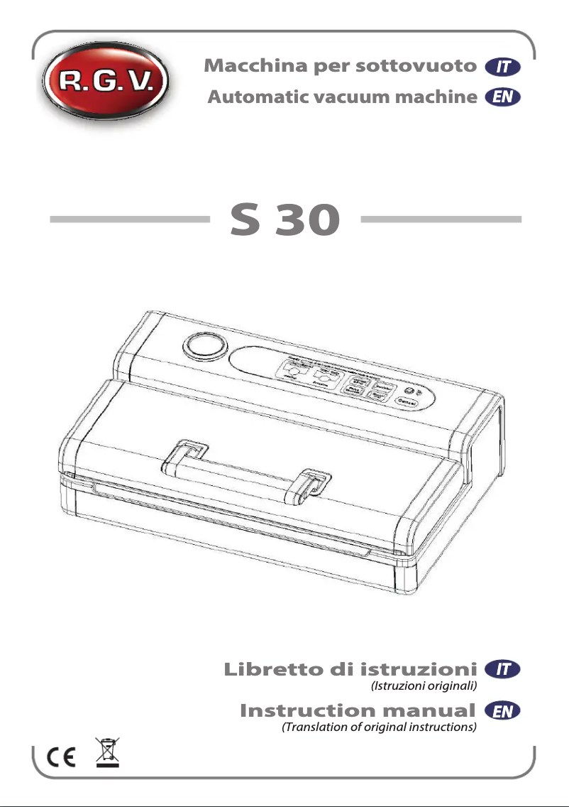 Image de la première page du manuel de l'appareil S30