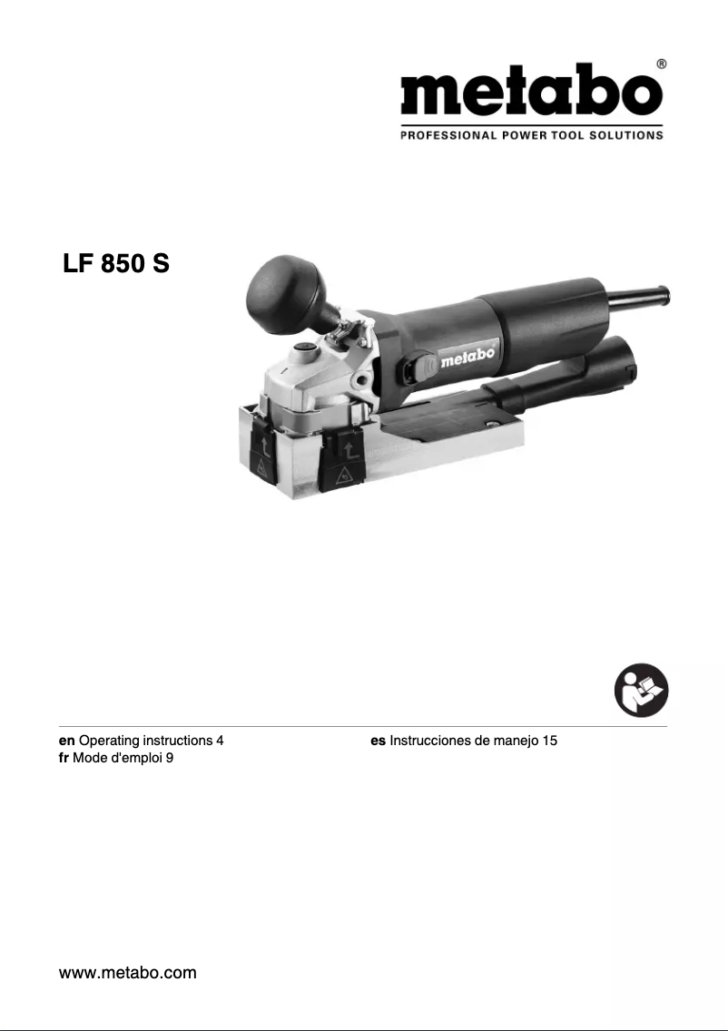Page 1 de la notice Manuel utilisateur Metabo LF 850 S