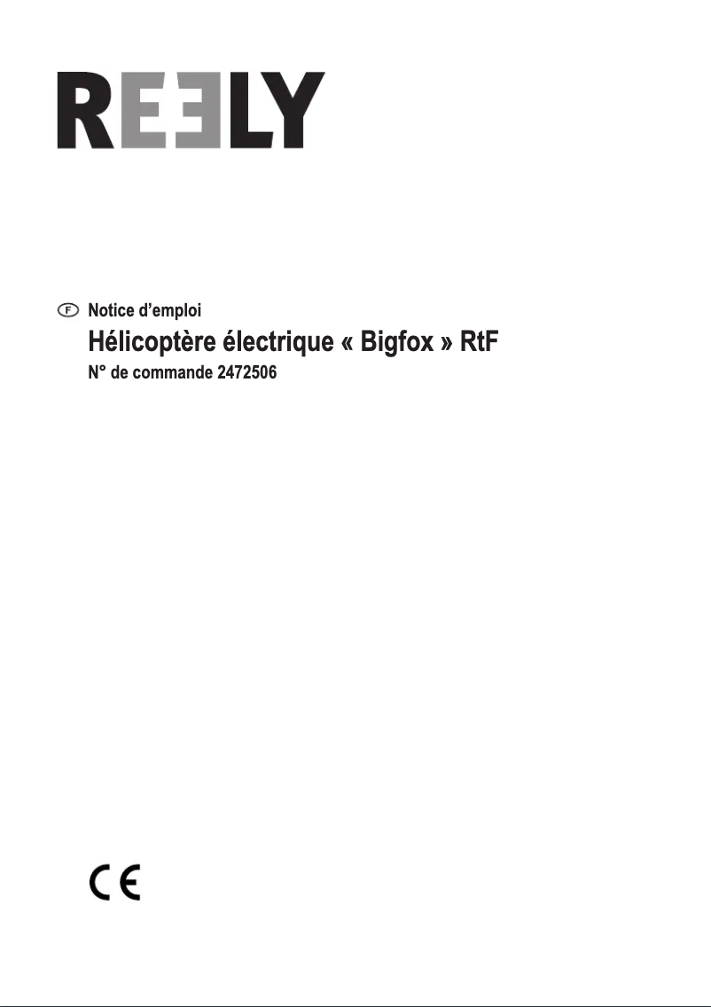 Image de la première page du manuel de l'appareil Bigfox