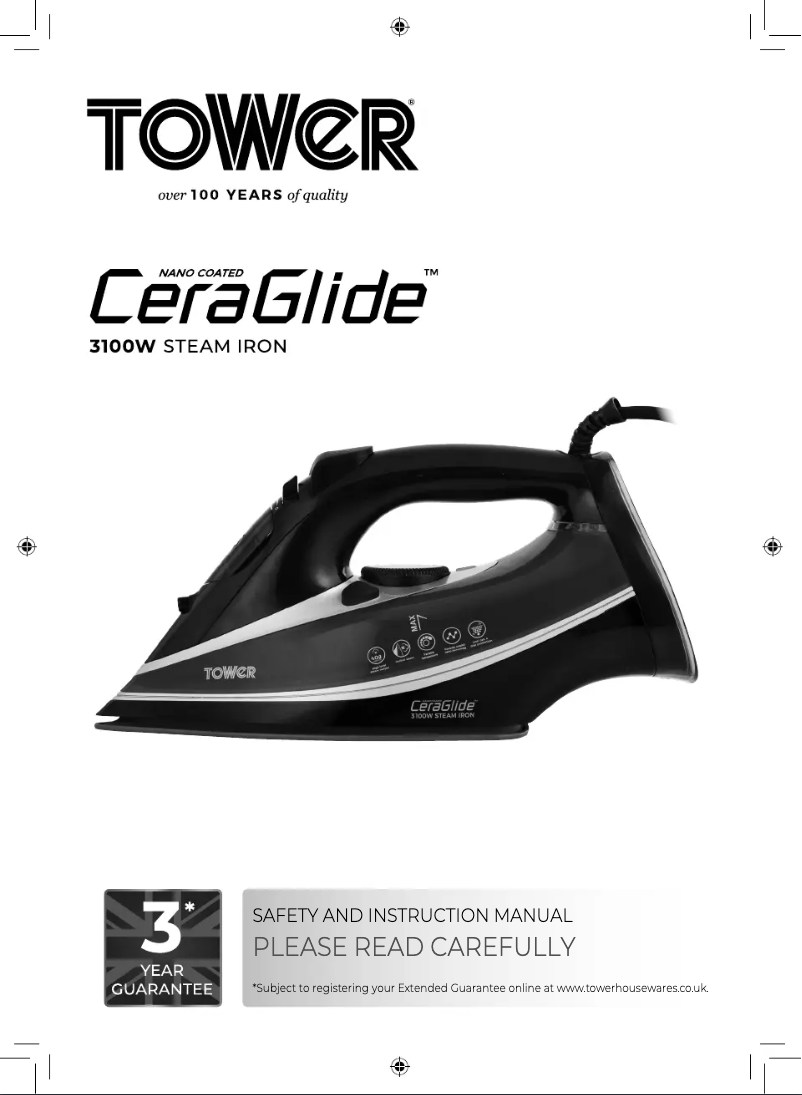 Imagen de la primera página del manual del dispositivo CeraGlide