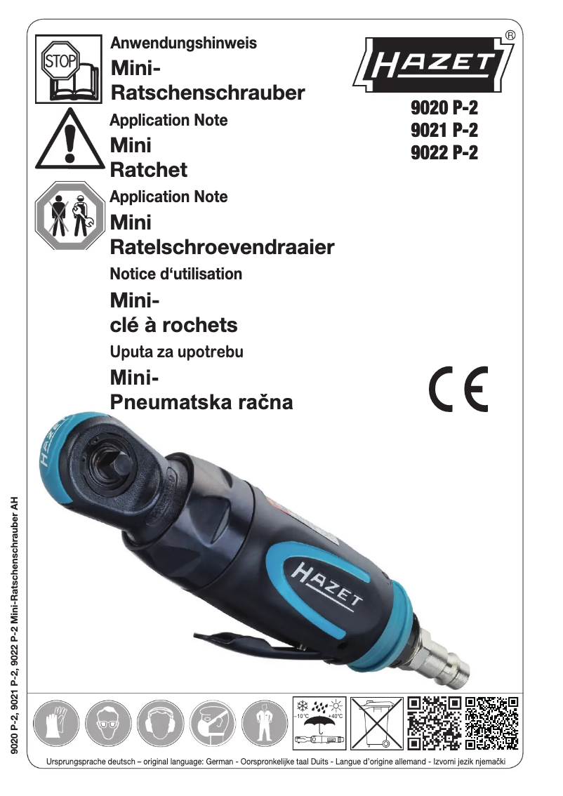 Page 1 de la notice Manuel utilisateur Hazet 9022 P-2