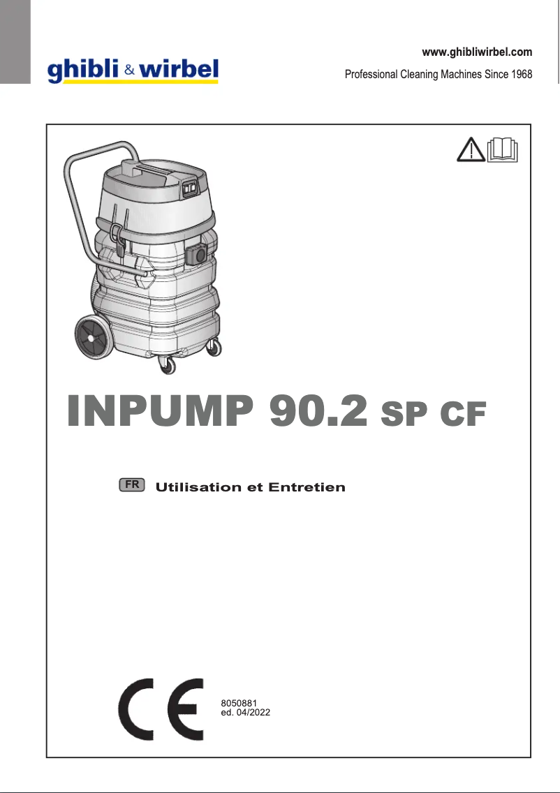 Image de la première page du manuel de l'appareil InPump 90.2 SP CF