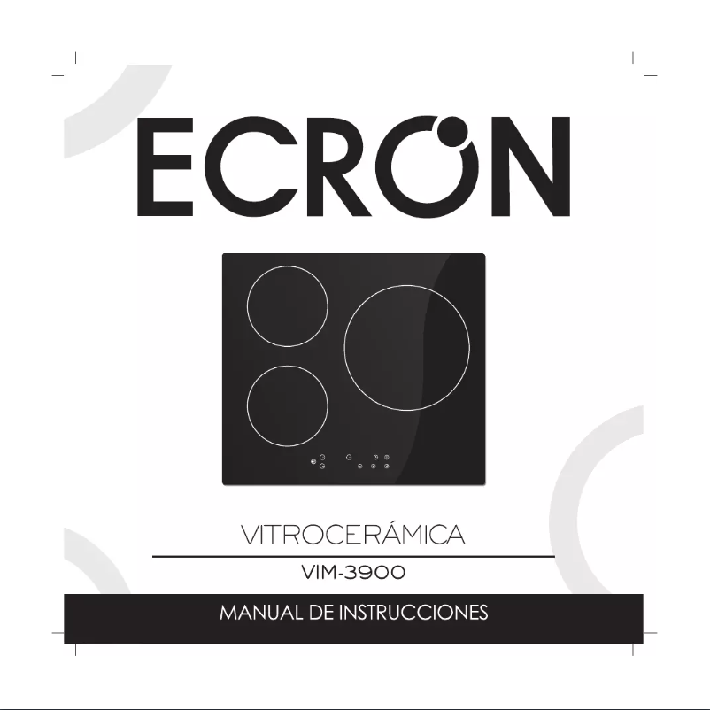 Page 1 de la notice Manuel utilisateur Ecron VIM3900