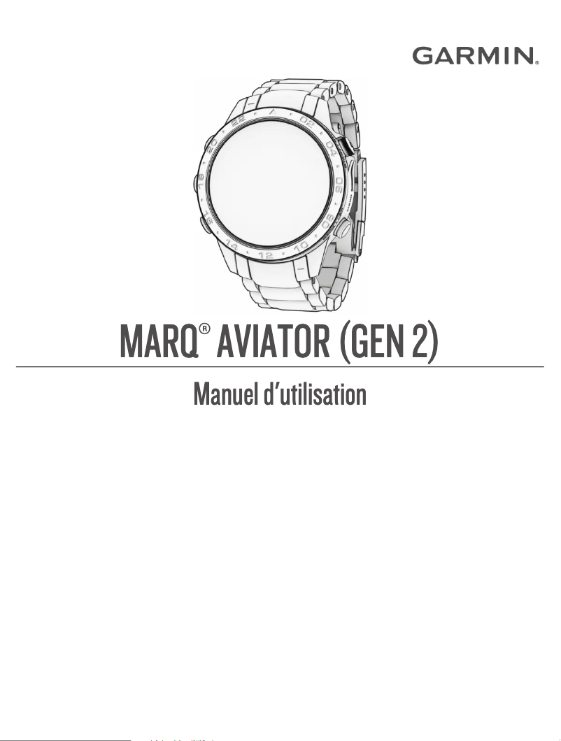 Page 1 de la notice Manuel utilisateur Garmin MARQ Aviator (Gen 2)