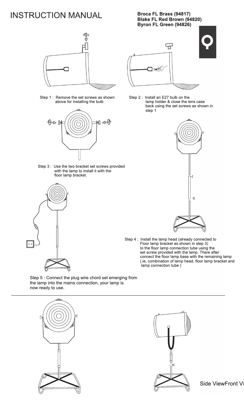 Página 1 del manual Manual de usuario QAZQA Blake