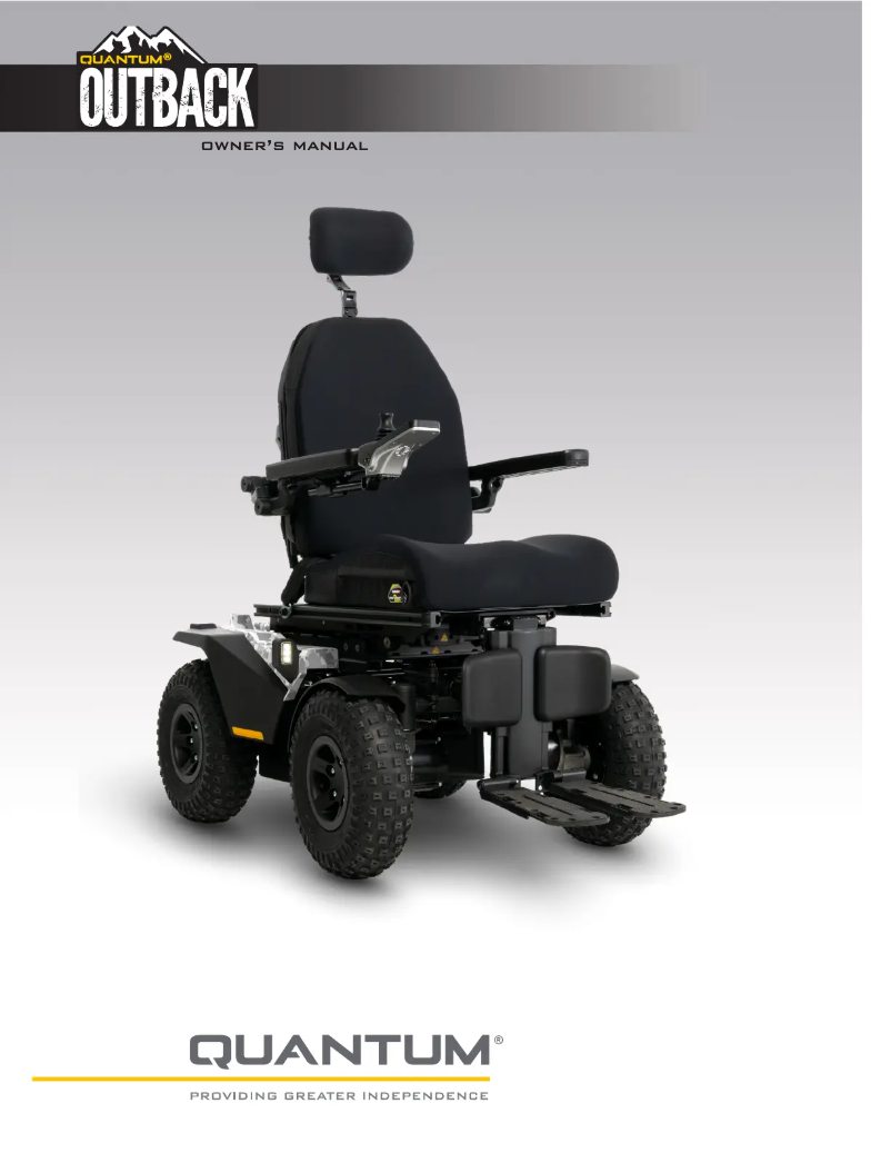 Página 1 del manual Manual de usuario Quantum Outback