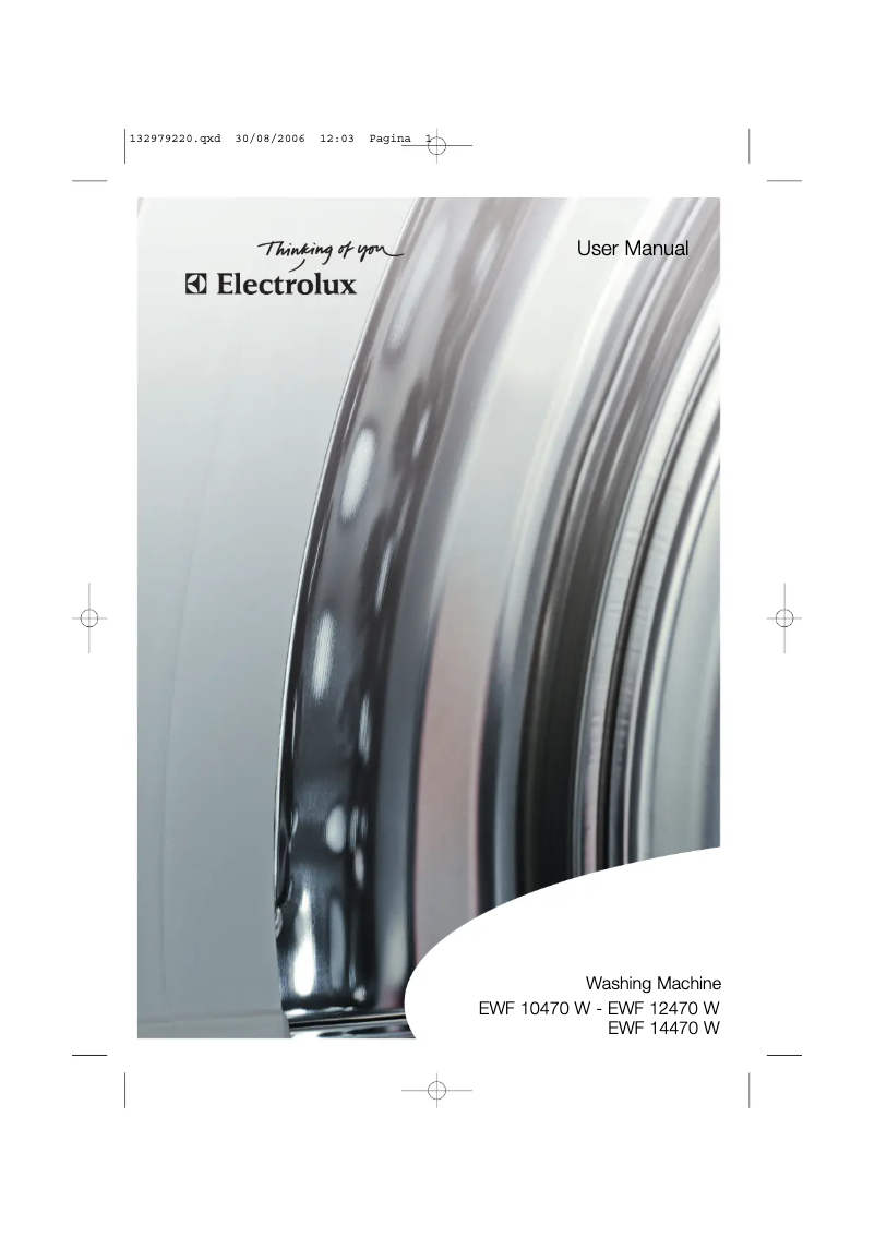 Page n°1 - Manuel utilisateur Electrolux EWF 12470 W