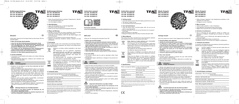 Página 1 del manual Manual de usuario TFA Diamond 60.3063.04