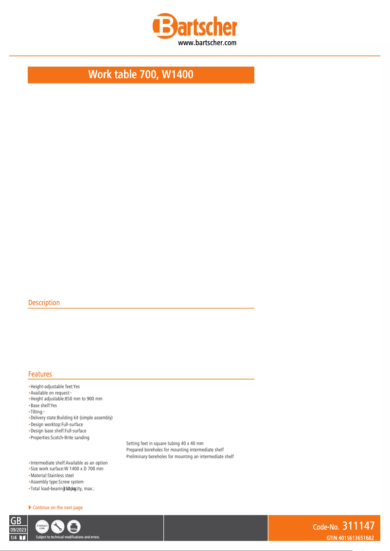 Image de la première page du manuel de l'appareil 258140