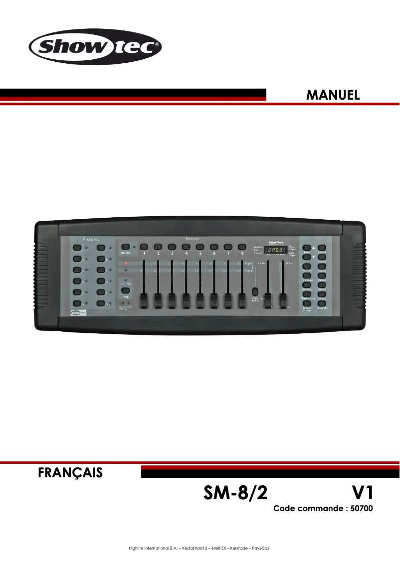 Image de la première page du manuel de l'appareil SM-8/2