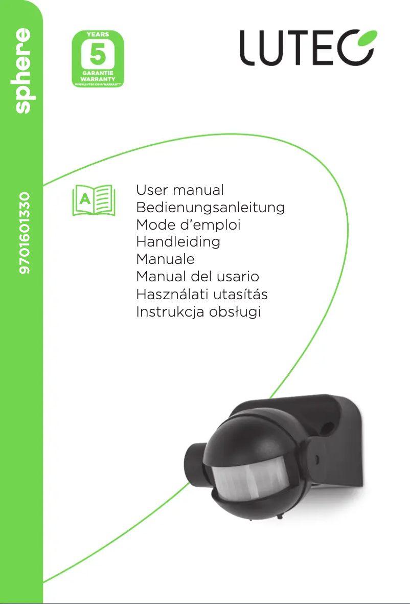 Page n°1 - Manuel utilisateur Lutec Sphere